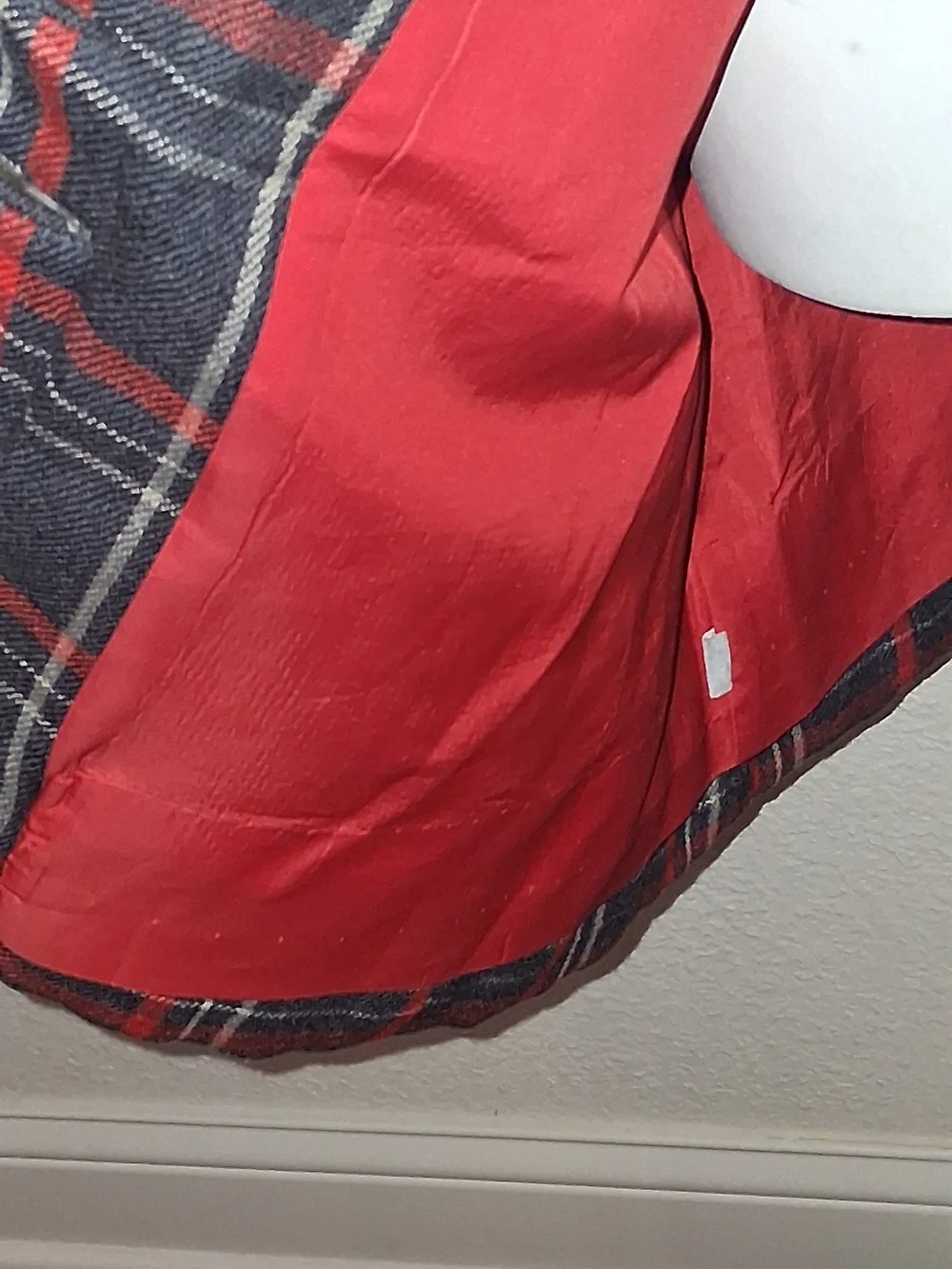 Plaid Wool Coat
